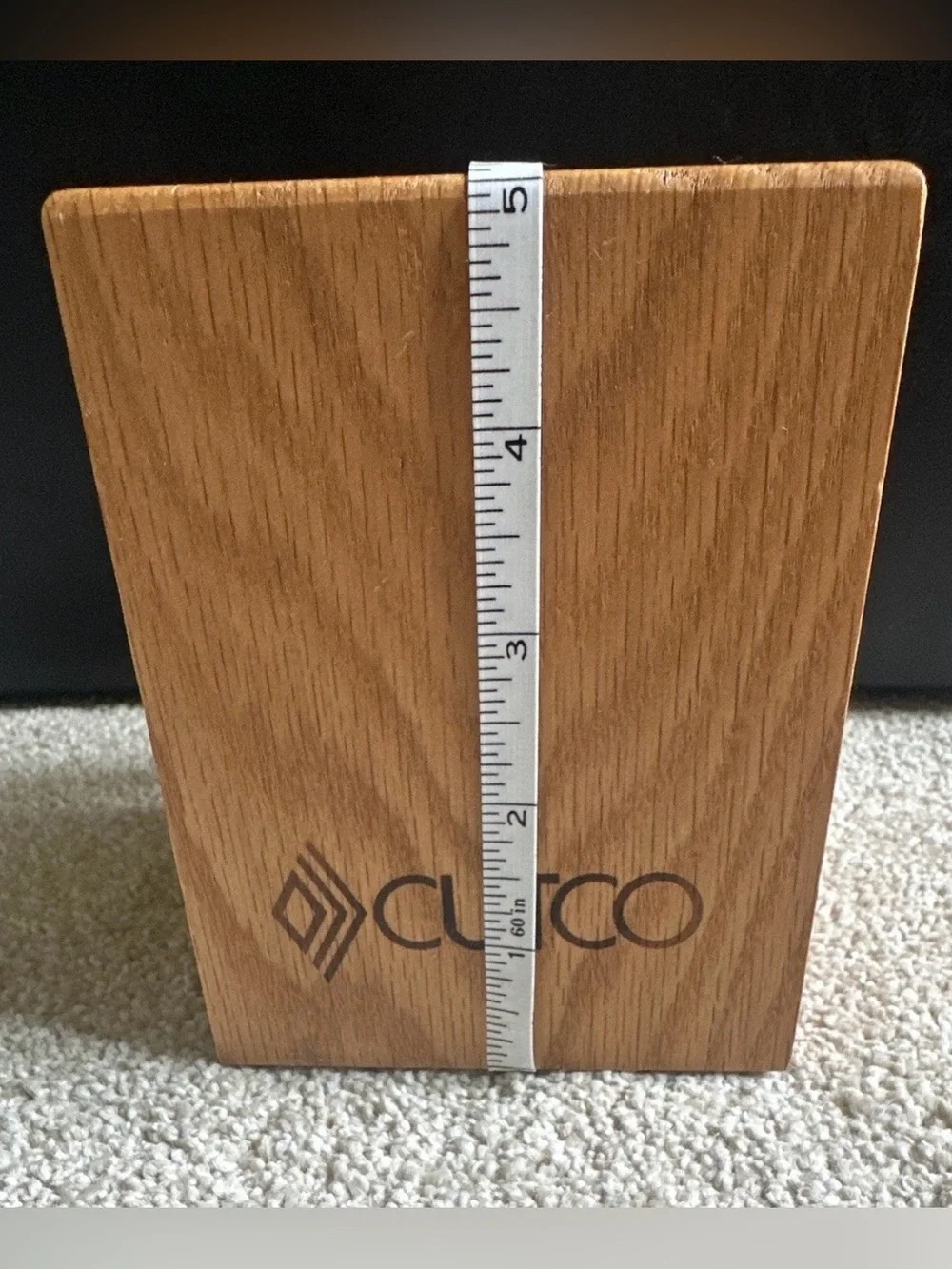 Cutco Oak Finish Knife Block in Brown